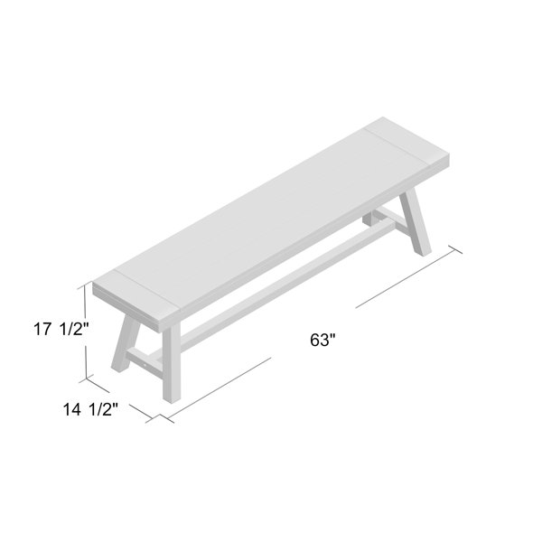 Trent Austin Design® Mersey Outdoor Wood Picnic Bench & Reviews Wayfair